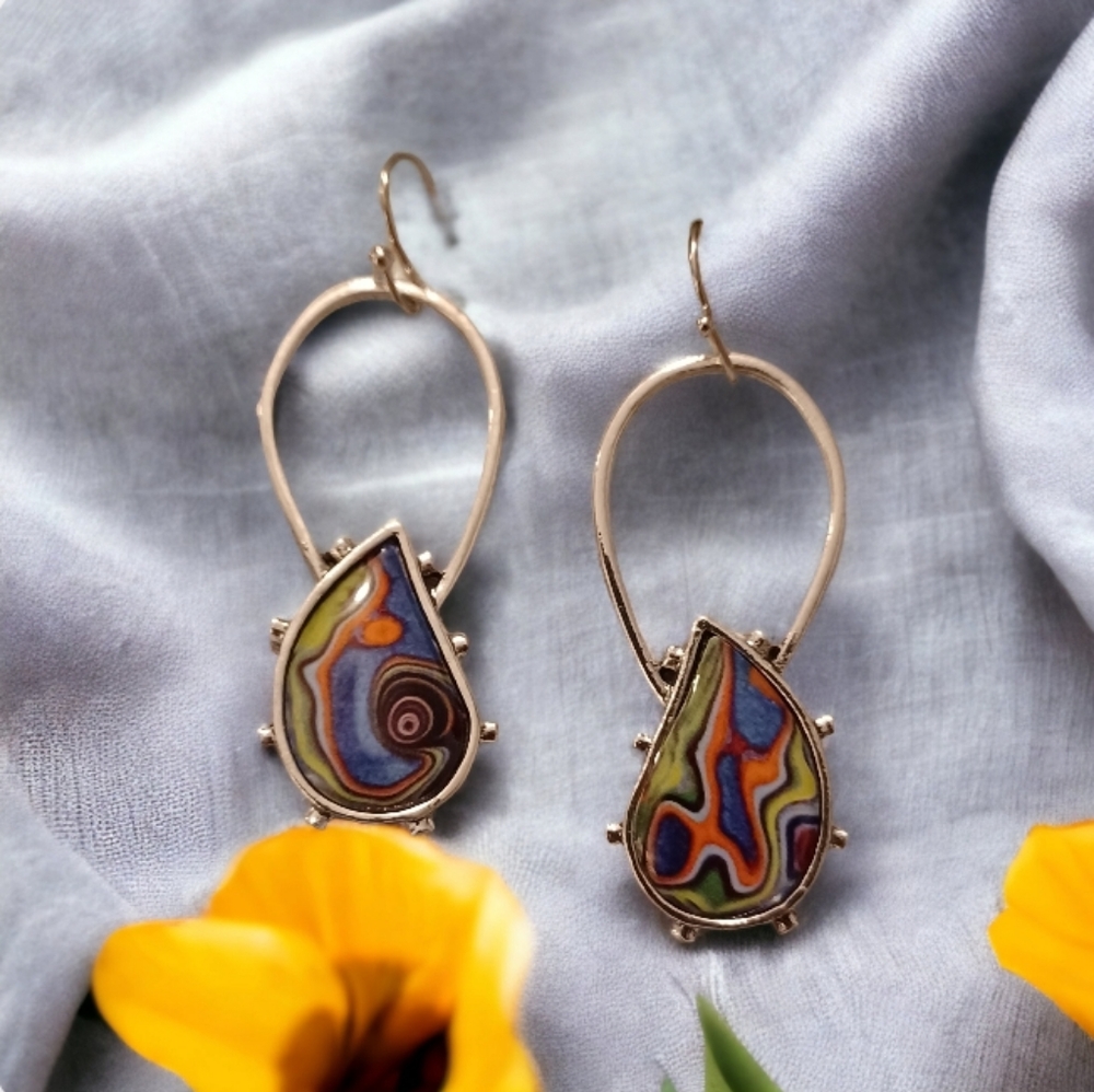 Statement Drop Earrings - Picture 4 of 16